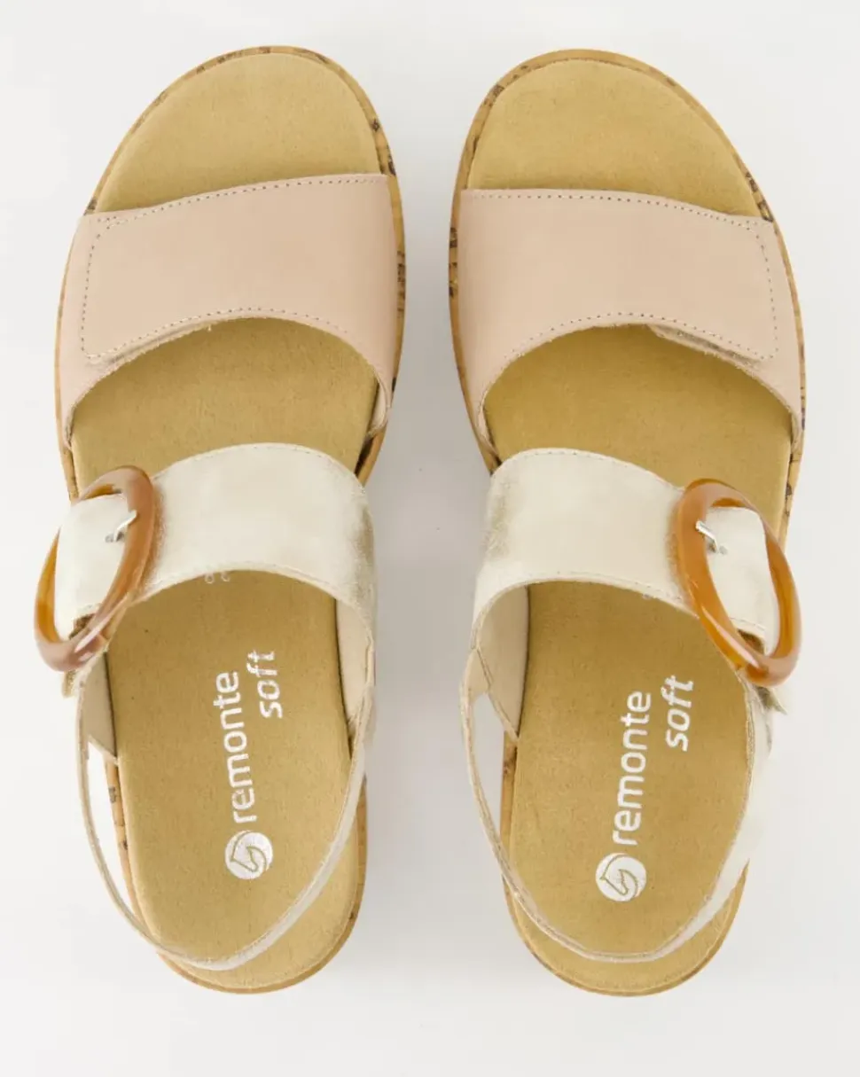 R6853-61 Sandalen in Beige