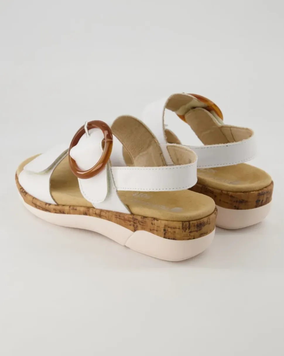 R6853-80 Sandalen in Weiß