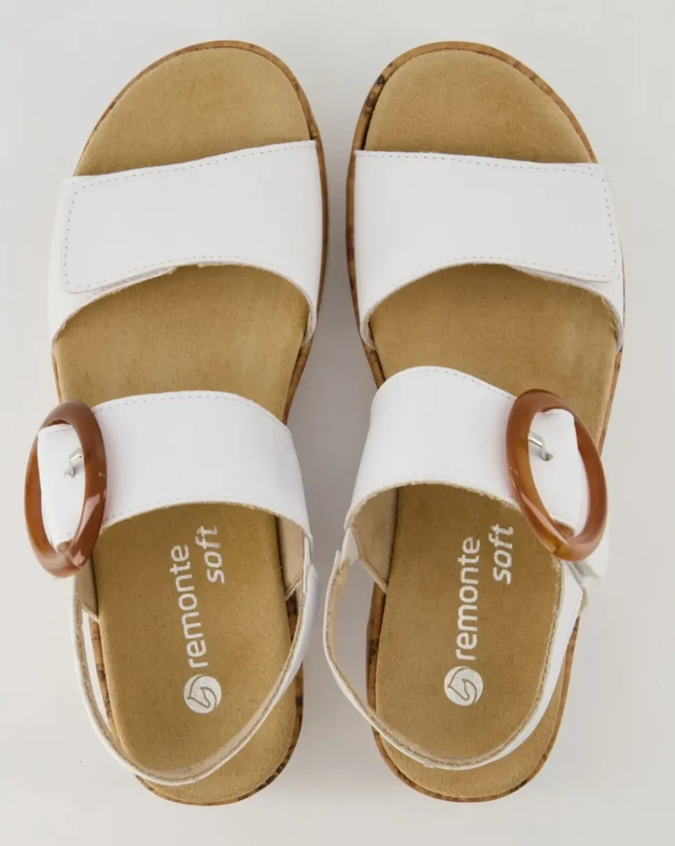 R6853-80 Sandalen in Weiß