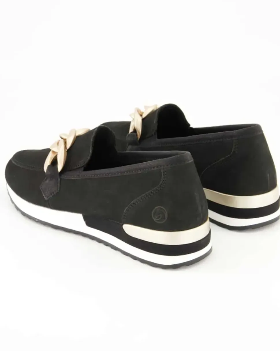 R2544-02 Slipper in Schwarz