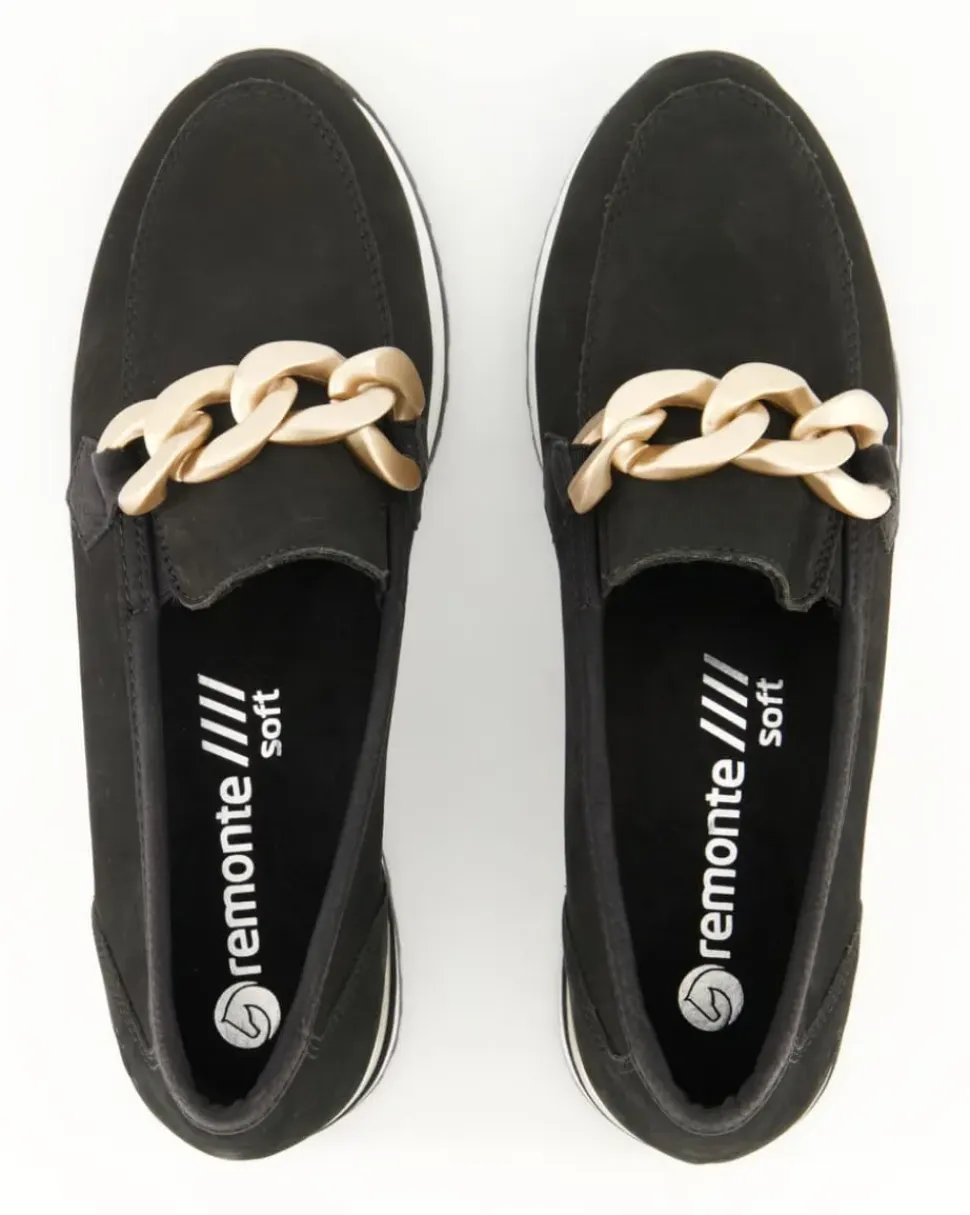 R2544-02 Slipper in Schwarz