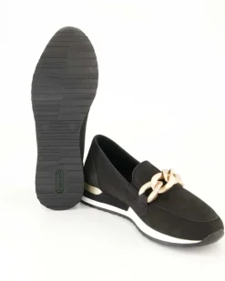 R2544-02 Slipper in Schwarz