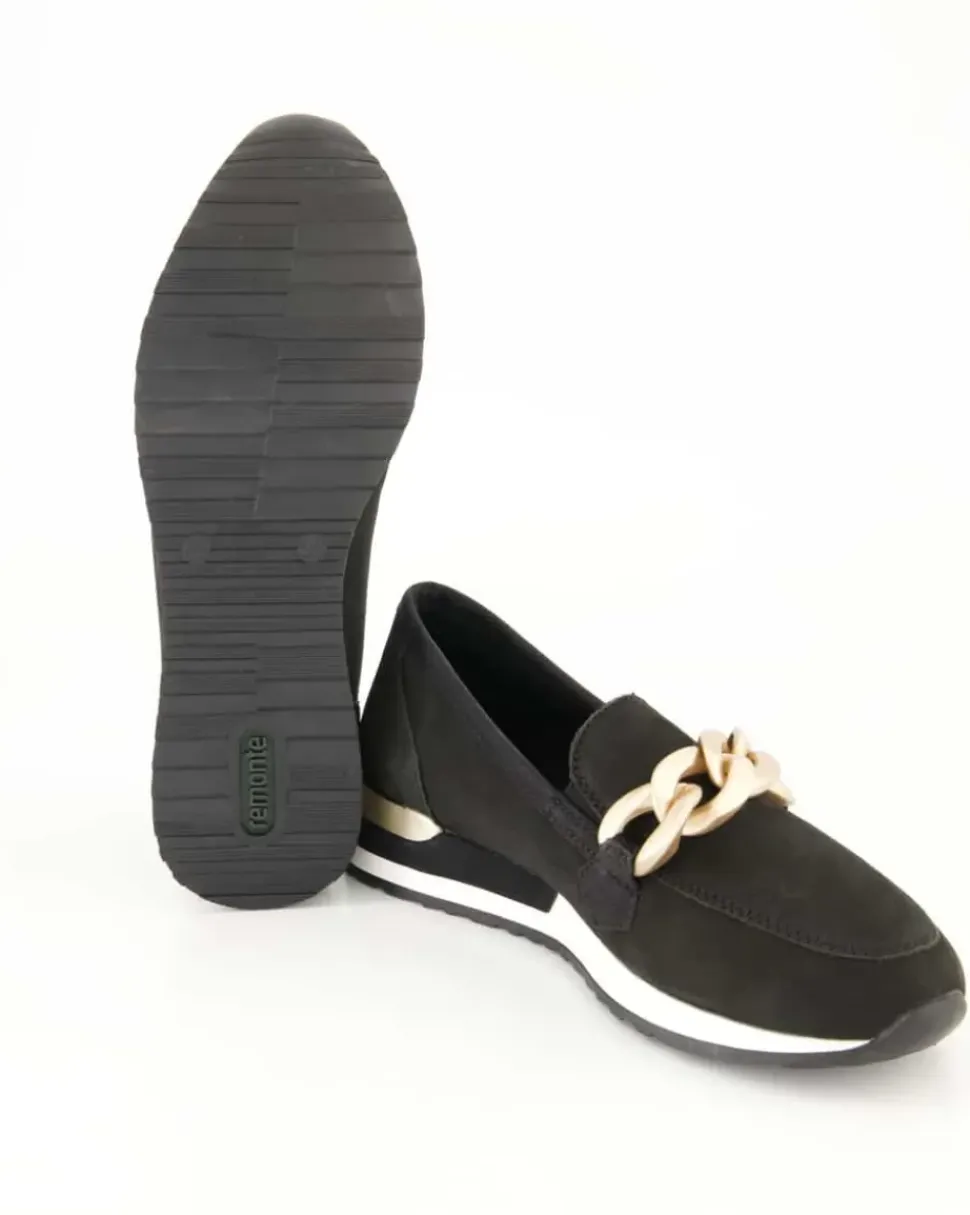 R2544-02 Slipper in Schwarz