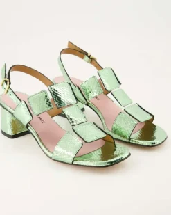 604 Sandalen in Grün