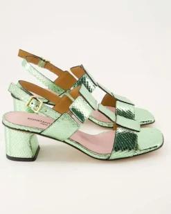 604 Sandalen in Grün
