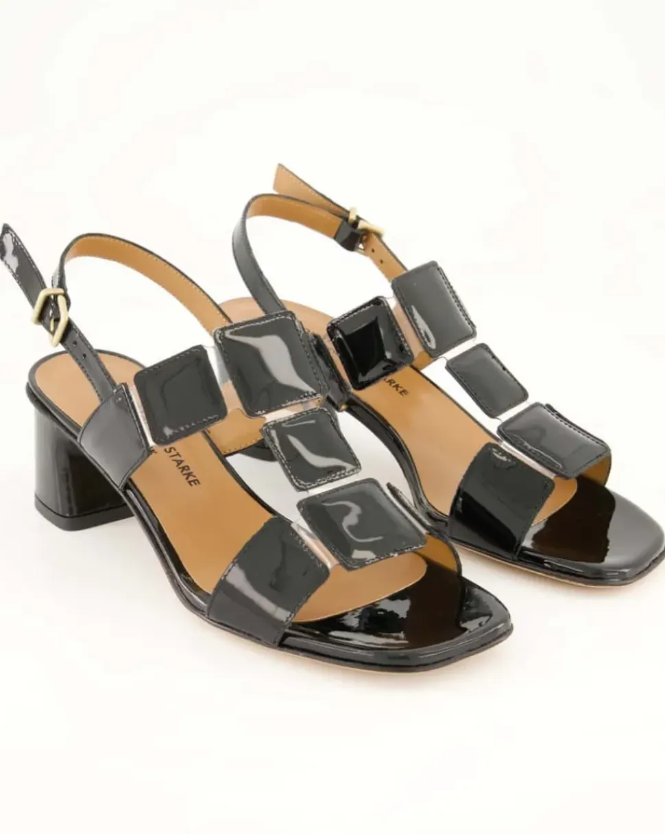 604-102 Sandalen in Schwarz
