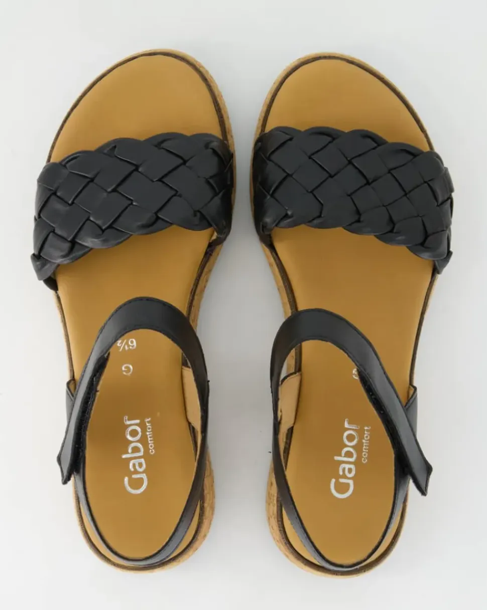62.829.57 Sandalen in Schwarz