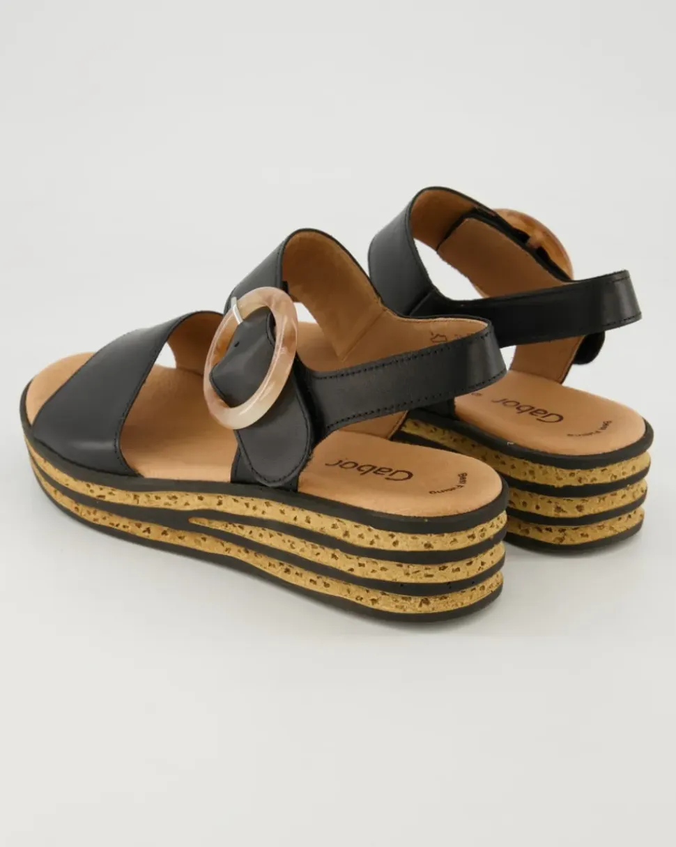 44.550.27 Sandalen in Schwarz
