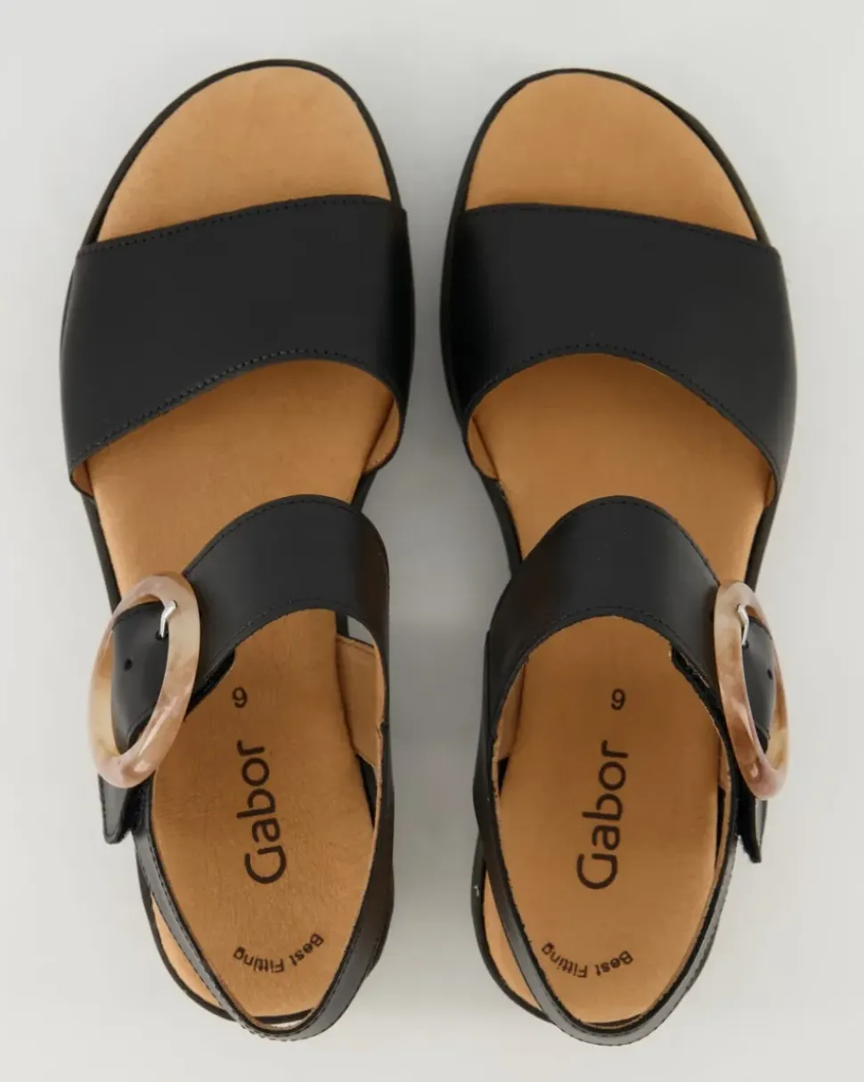 44.550.27 Sandalen in Schwarz