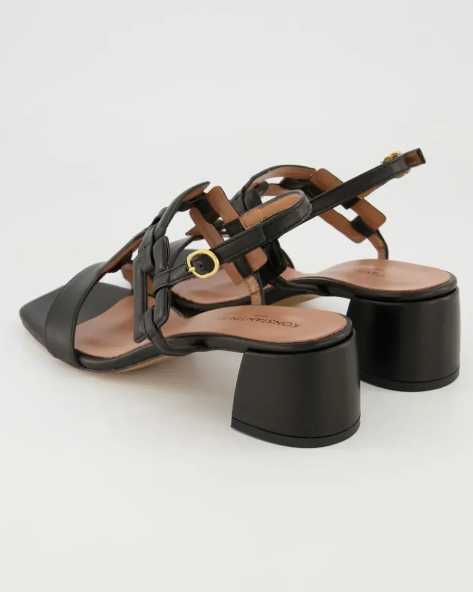 1245 Sandalen in Schwarz