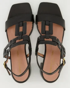 1245 Sandalen in Schwarz
