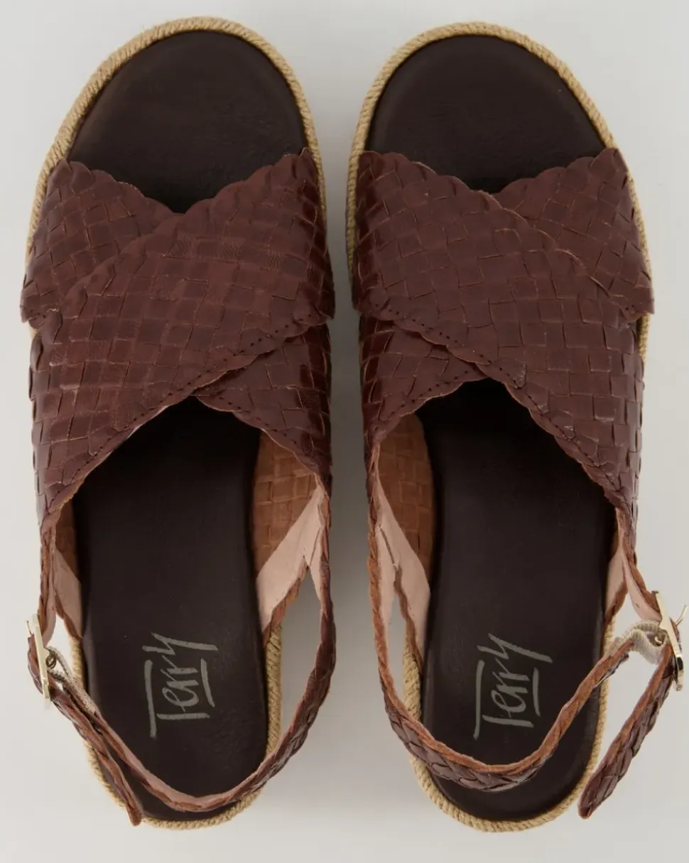 Sandale Sandalen in Braun