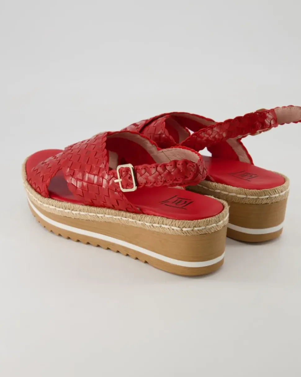 Sandale Sandalen in Rot