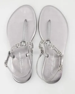 Sandale Sandalen in Silber
