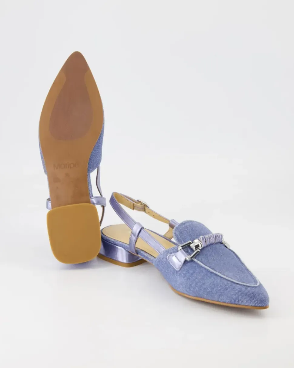 SANDRA Slingpumps in Blau