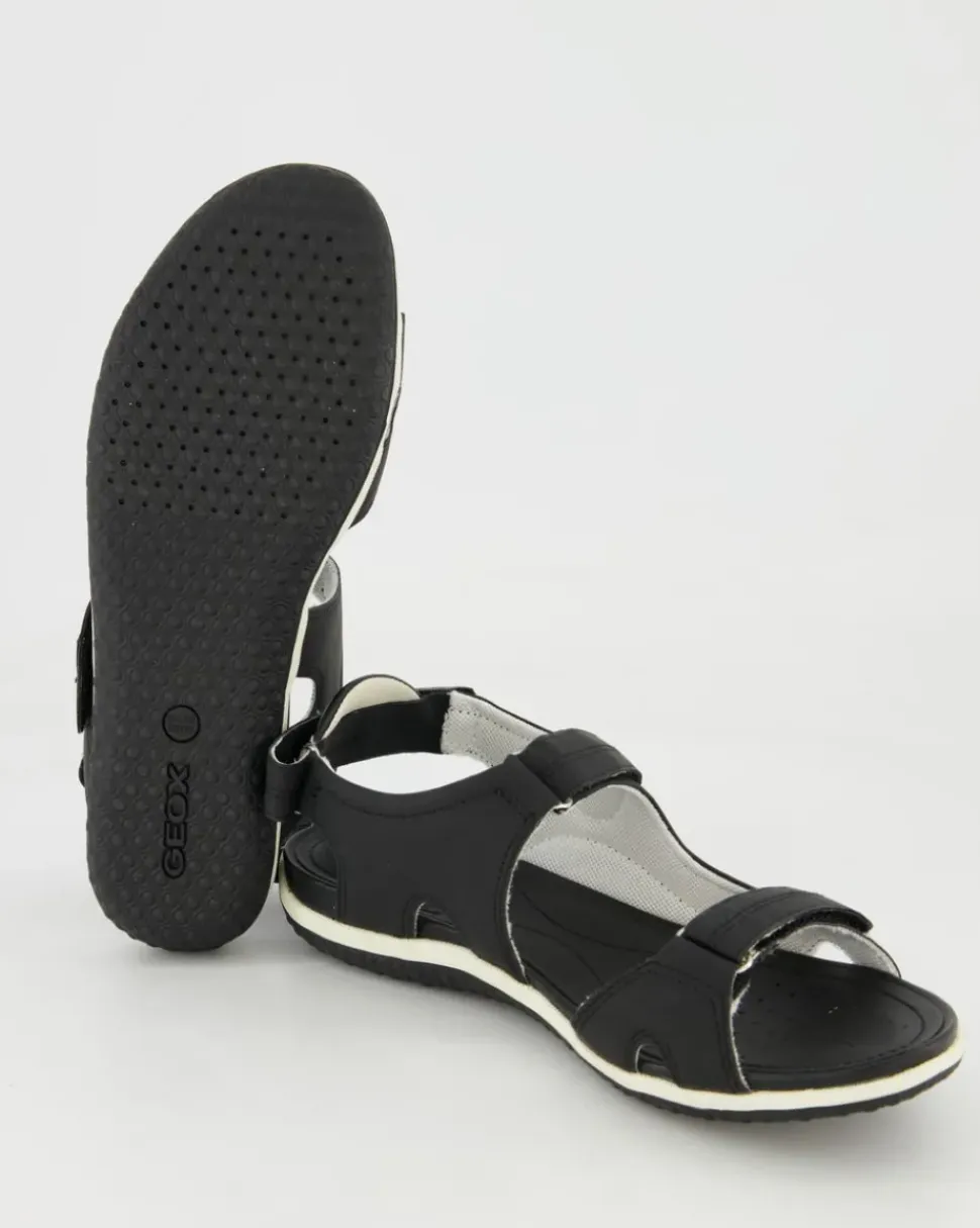 SAND.VEGA A - NBK SYNT.LEA Sandalen in Schwarz