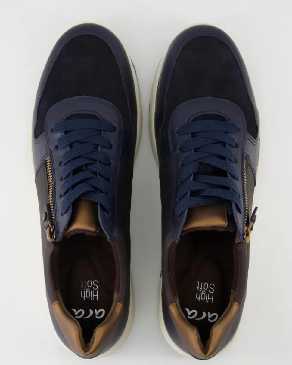 SAPPORO Schnürschuhe in Blau
