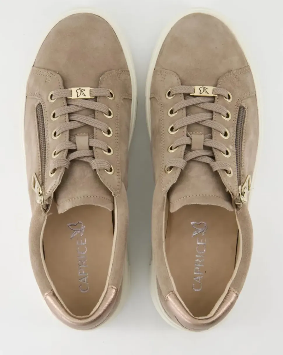 9-23351-43/326 Schnürschuhe in Beige
