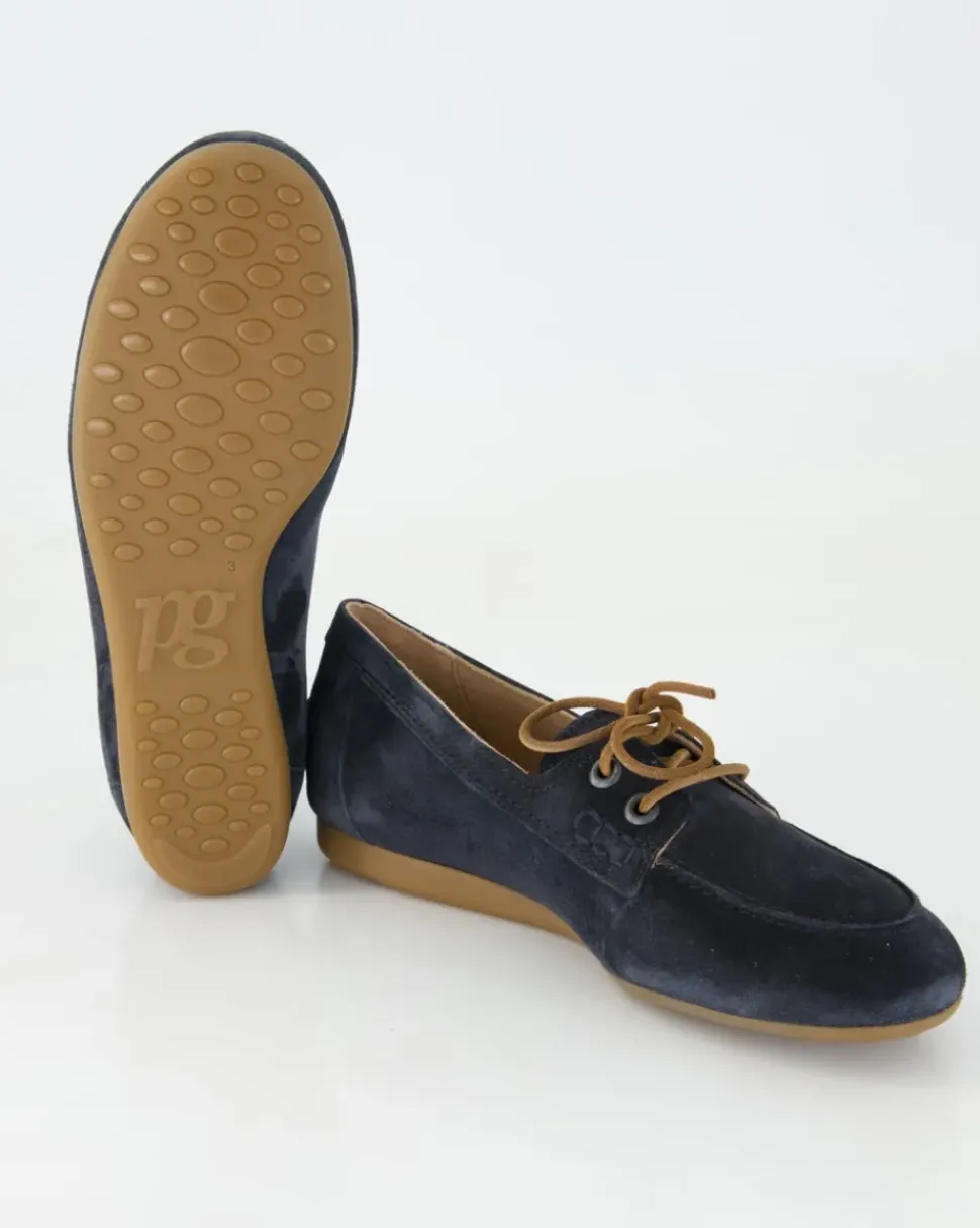 1136 Schnürschuhe in Blau