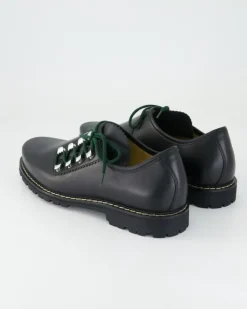 6743 Schnürschuhe in Schwarz
