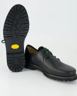 6743 Schnürschuhe in Schwarz