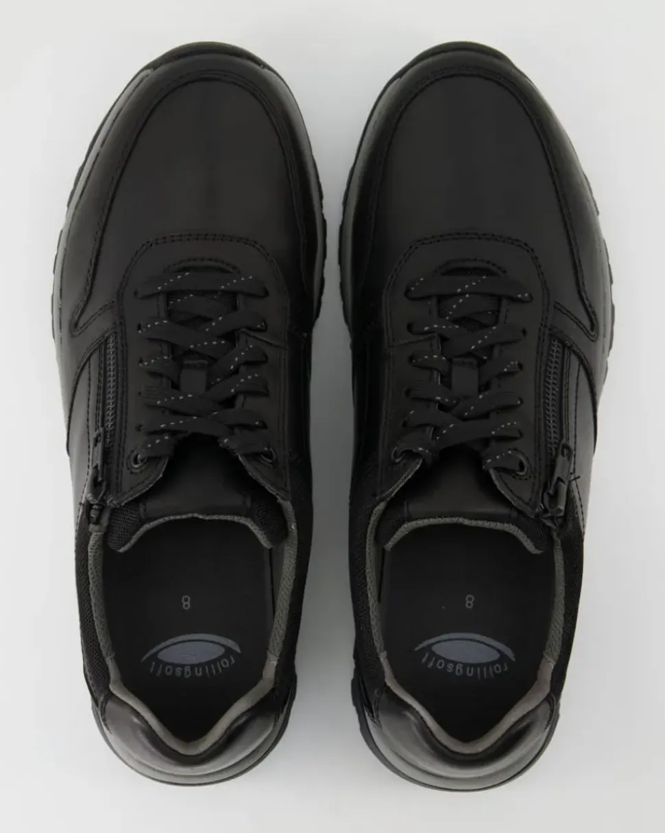 8000.14.09 Schnürschuhe in Schwarz