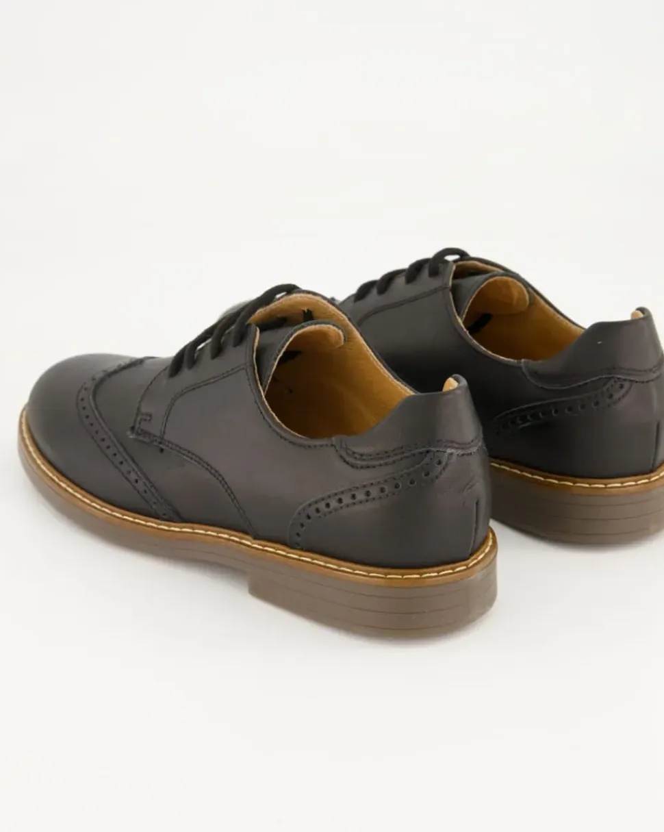 2300 Schnürschuhe in Schwarz