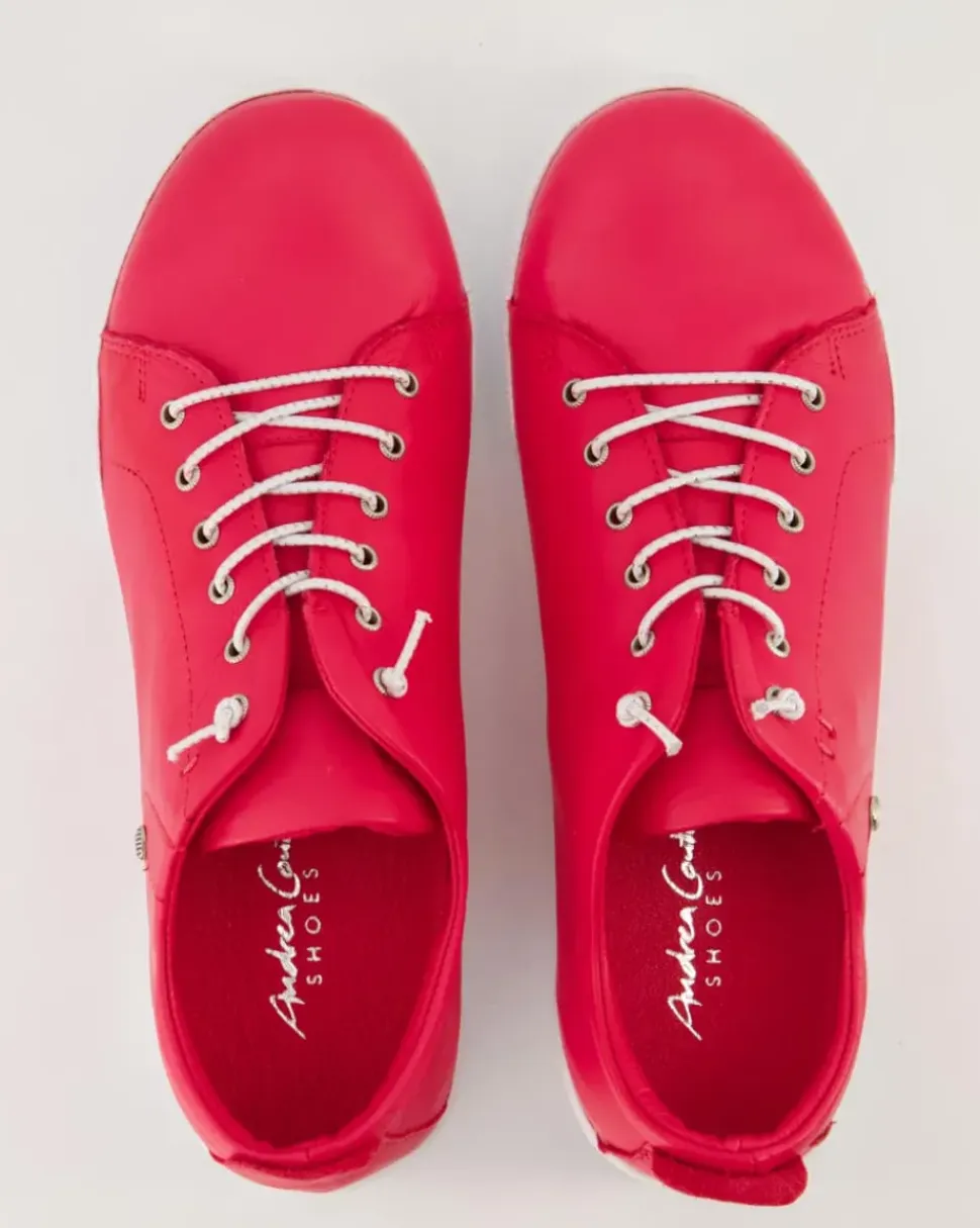 Schnürschuh Sneaker in Pink