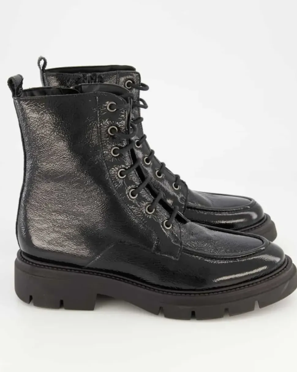 52257 Schnürstiefel in Schwarz