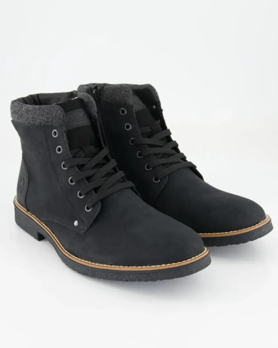 33640-01 Schnürstiefel in Schwarz