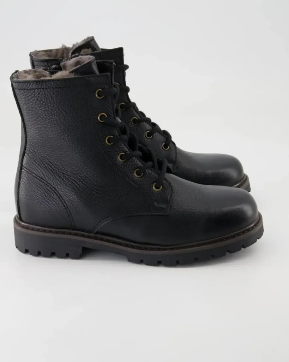 54-5508 Schnürstiefel in Schwarz
