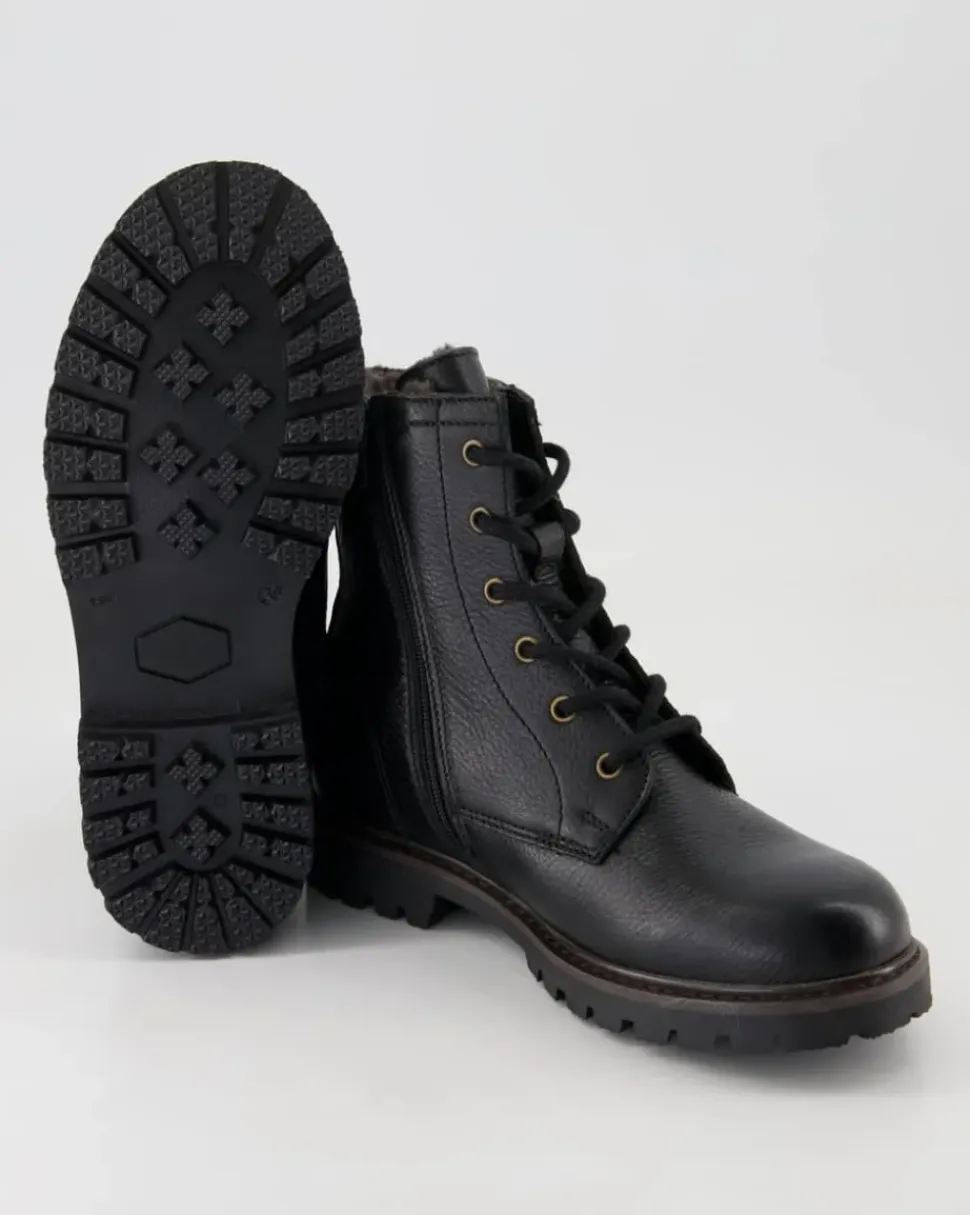 54-5508 Schnürstiefel in Schwarz