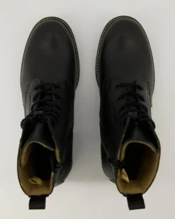 54-5157 Schnürstiefel in Schwarz
