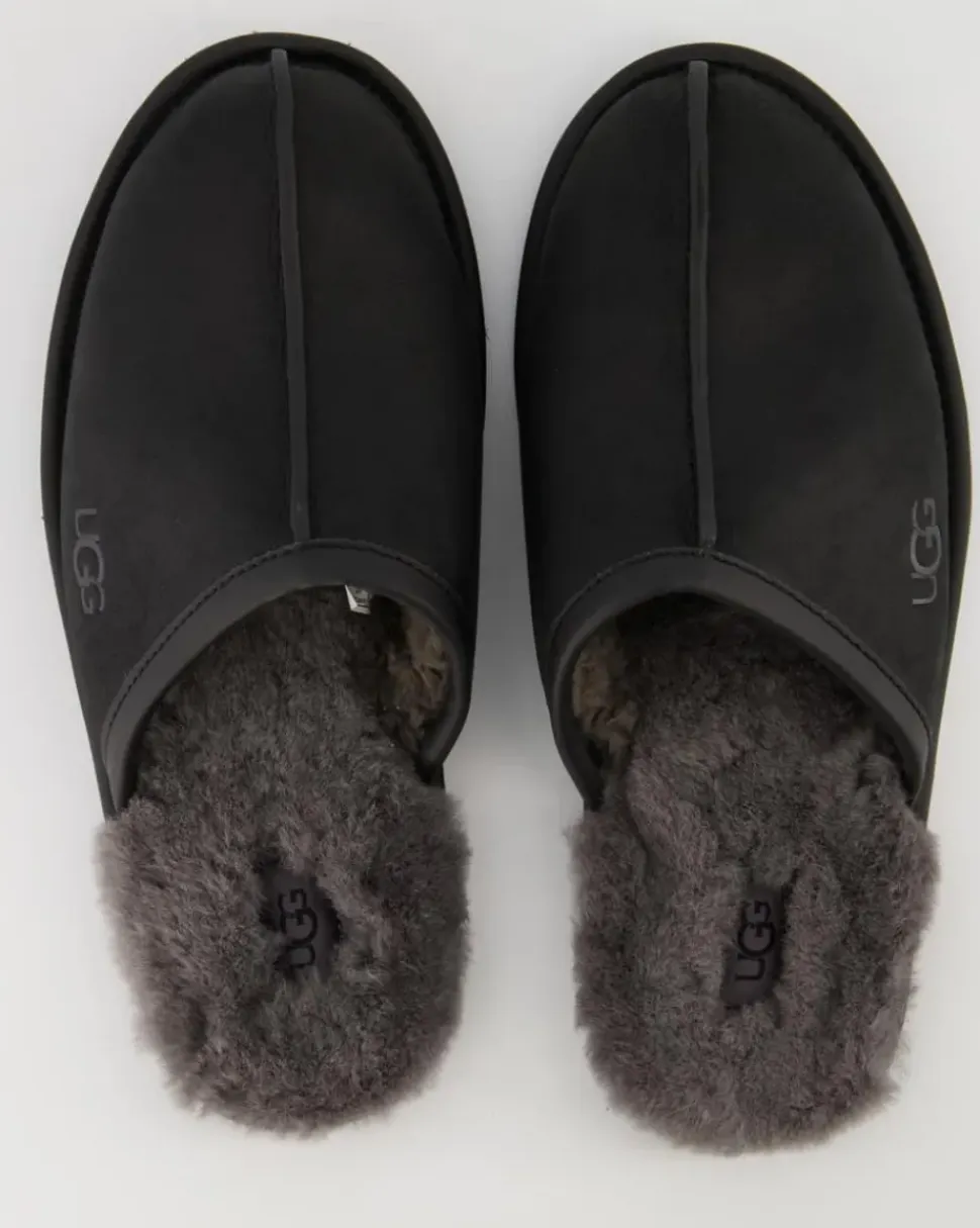 Scuff Hausschuhe in Schwarz