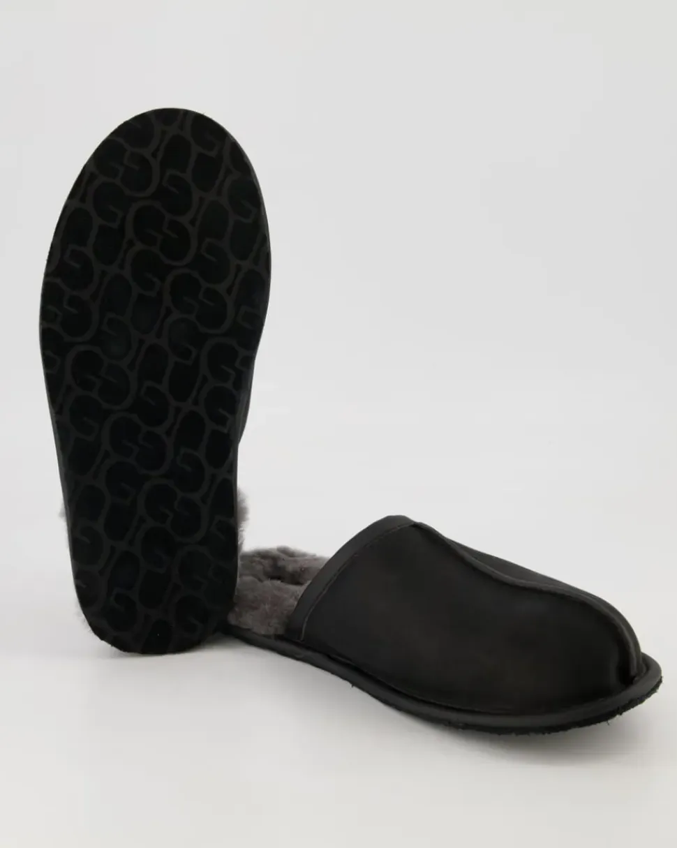 Scuff Hausschuhe in Schwarz