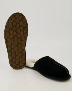 Scuff Hausschuhe in Schwarz