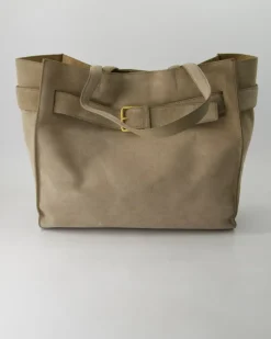 Shopper L Handtasche in Beige