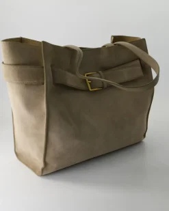 Shopper L Handtasche in Beige