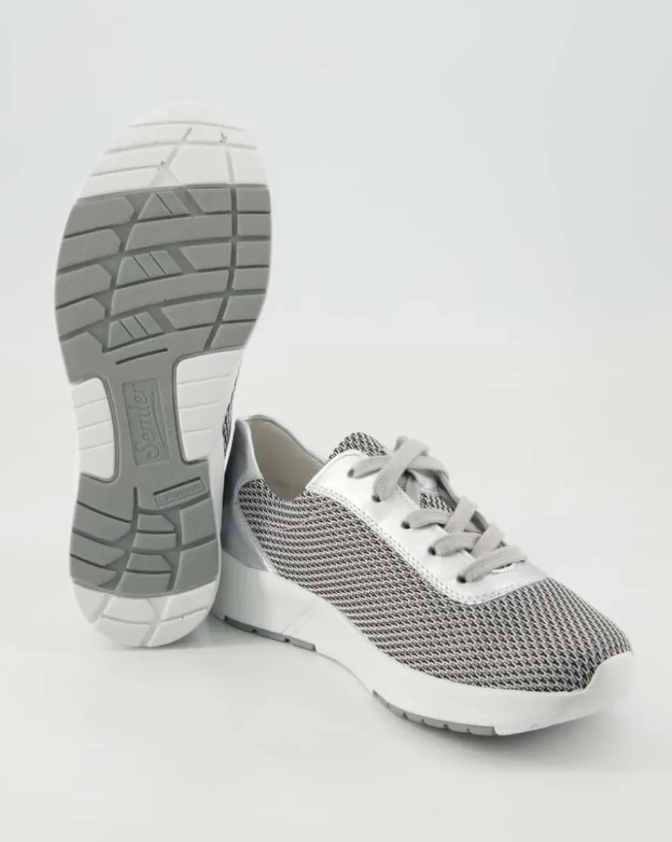 SIGGI Schnürschuhe in Silber