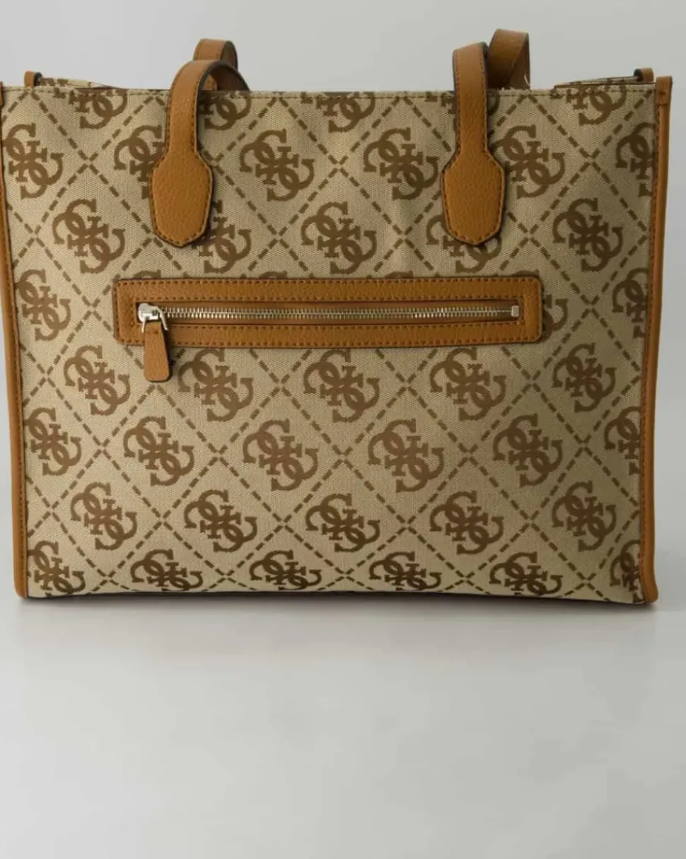 Silvana Girlfriend Tote Handtasche in Beige