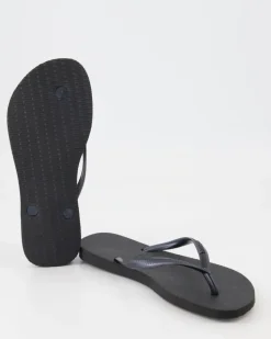Slim Zehentrenner in Schwarz