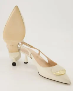 5553 Slingpumps in Beige
