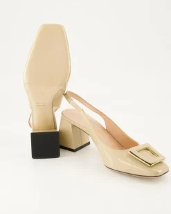 6551 Slingpumps in Beige