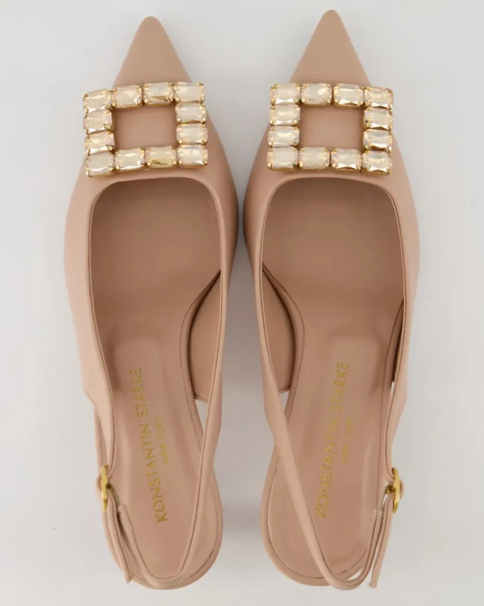 0440 Slingpumps in Beige