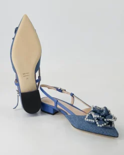 244 Slingpumps in Blau