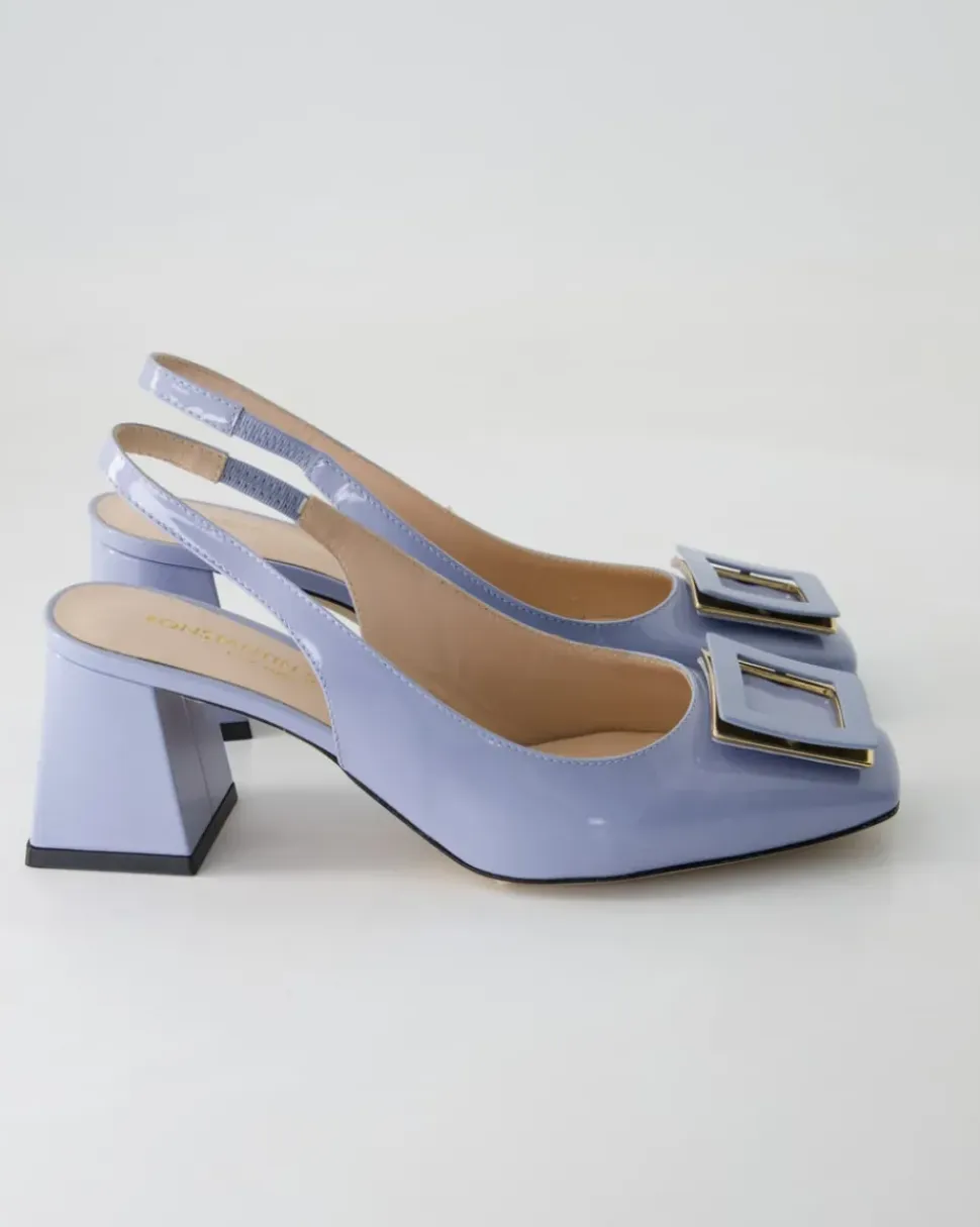 6551 Slingpumps in Blau