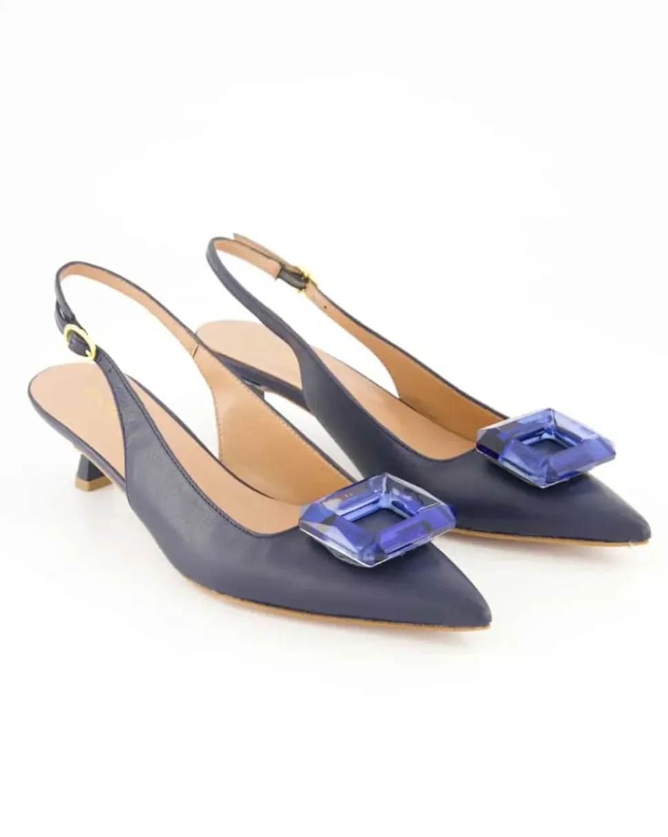 559 Slingpumps in Blau
