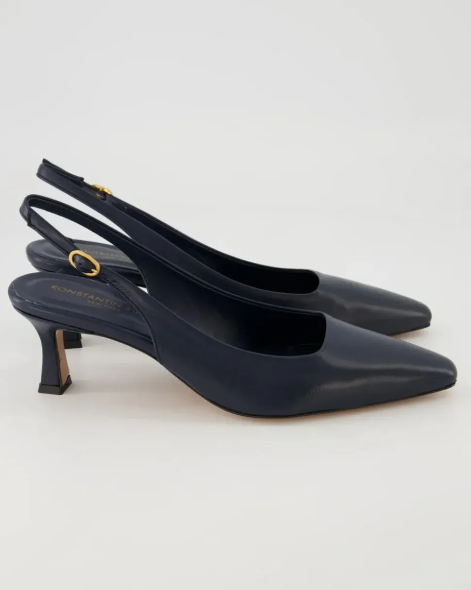07023 Slingpumps in Blau