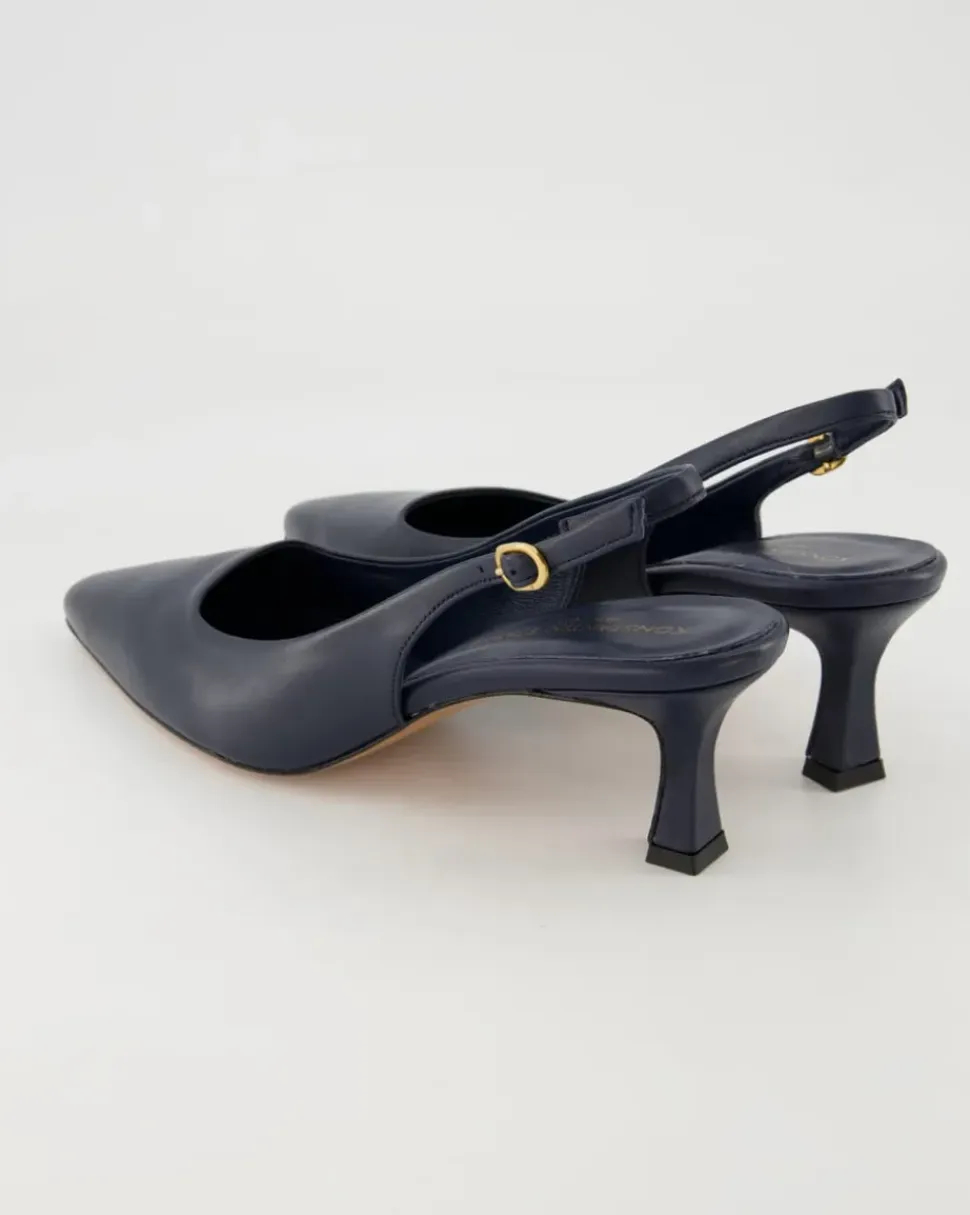 07023 Slingpumps in Blau