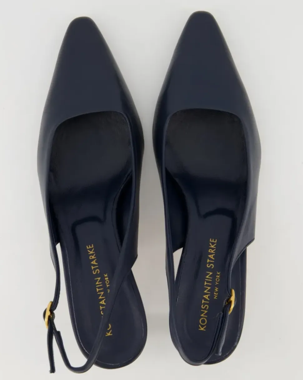 07023 Slingpumps in Blau